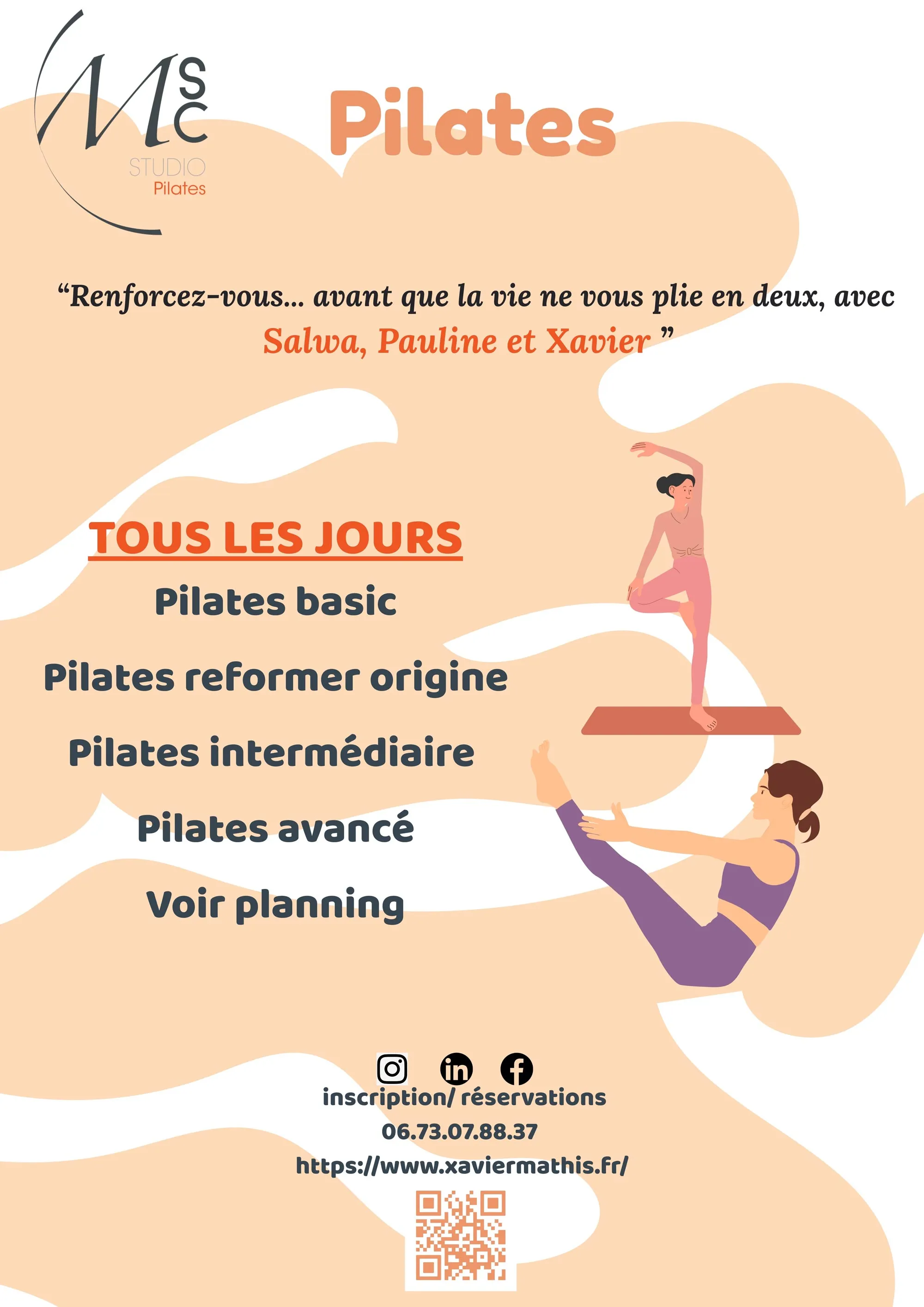 Nouvelle activité MSC Pilates